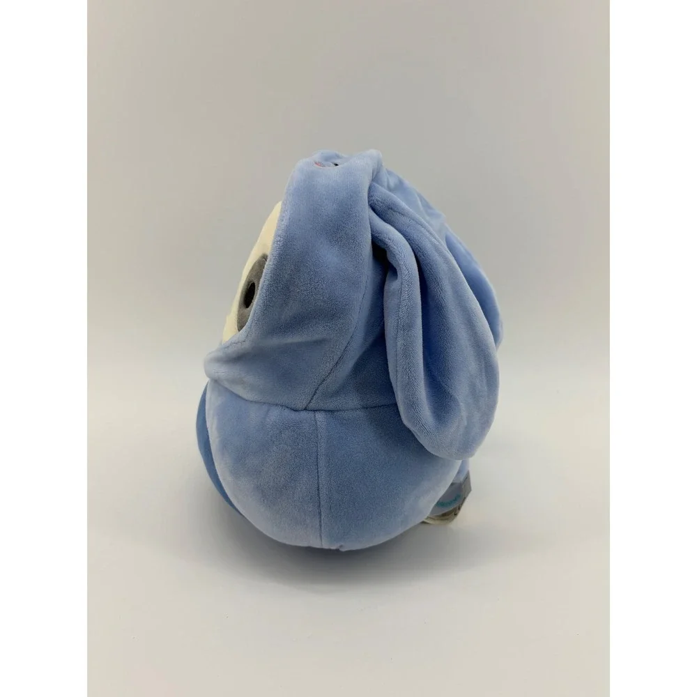 Squishmallows Panda Bunny Hoodie Plush‎ Blue White Costume Squad